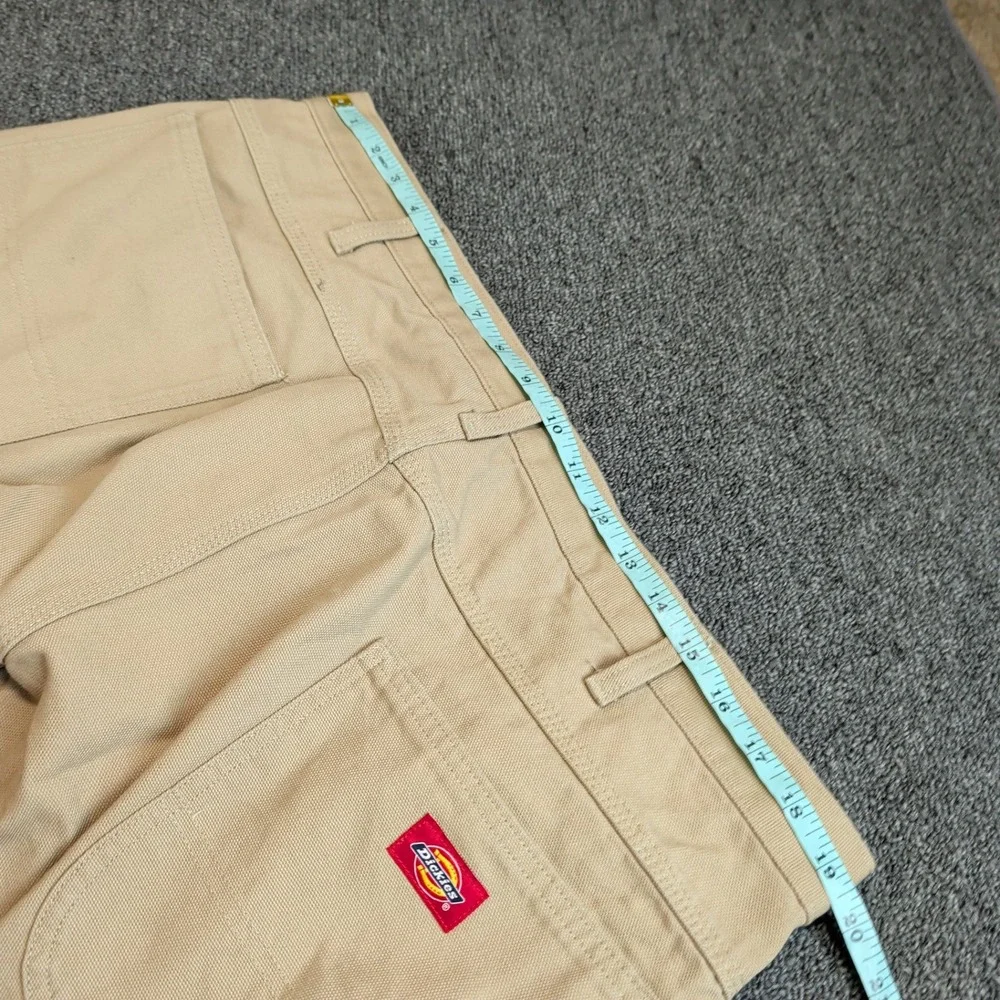 Dickies Mens Carpenter Pants 38x30 Tan Duck‎ Canvas Workwear Streetwear Skate